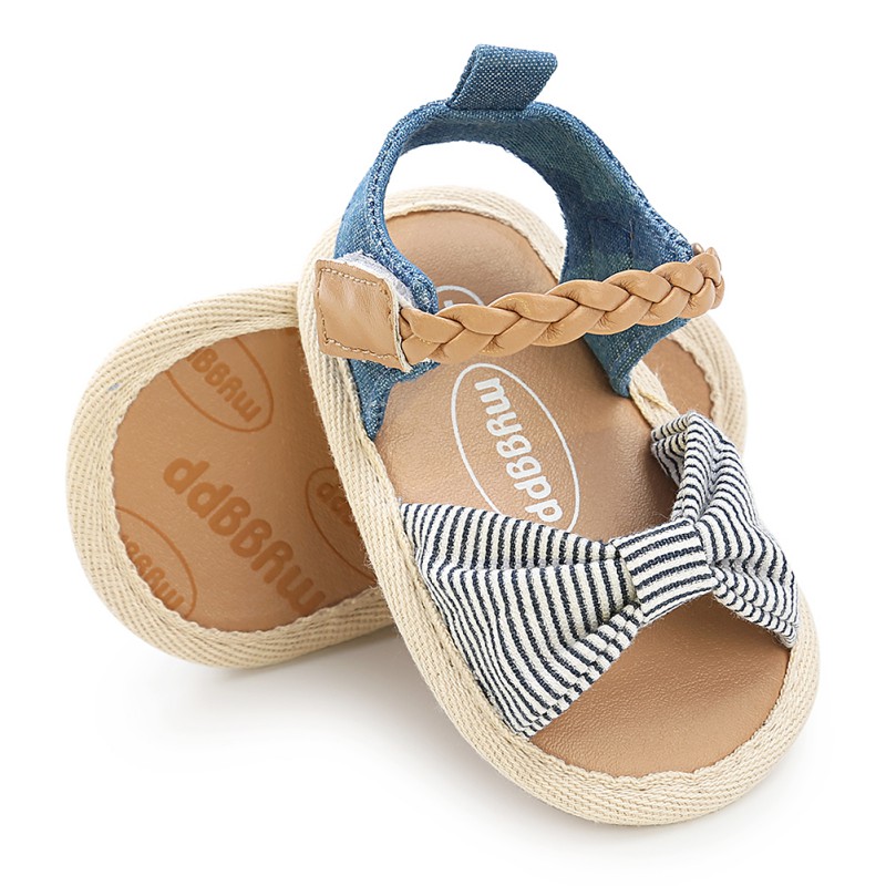 Summer Baby Sandals Baby Girl Summer Soft Sole Shoes Bowknot Sandals Toddler Infant Prewalkers Baby Sandals