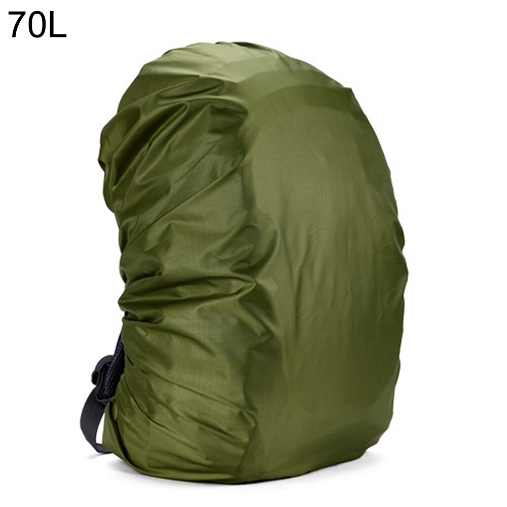 Vandtæt rygsæksdæksel med stor kapacitet udendørs bjergbestigningstaske regntæt regntæppe til rejsetaske: Rød