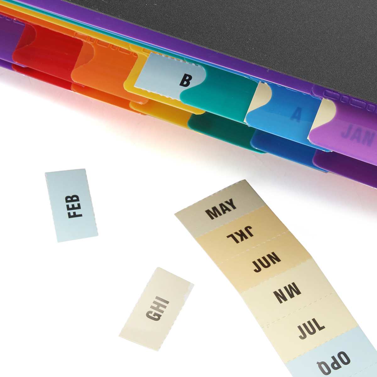 24 Pockets Expanding File Folder A4 Organizer Portable Rainbow Organ Business File Document Holder Storage Bag