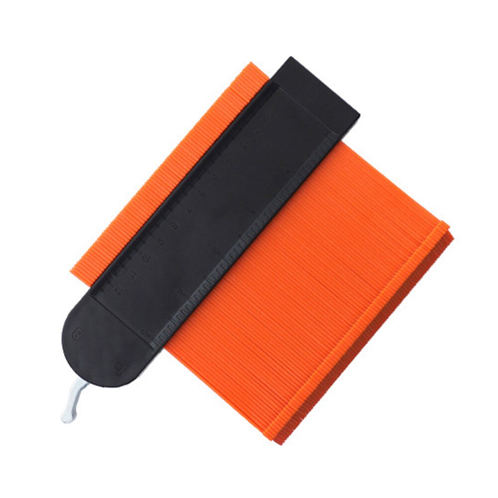5 pouces Contour mètre profil mètre forme jauge Copyer profil Copyer plastique profil modèle copie profil mètre outil de mesure: Orange
