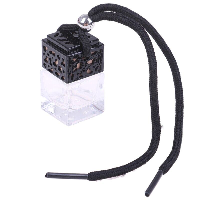 Bilhengende ornament bil luftfrisker tom glassflaske parfyme til eteriske oljer diffusor bilstyling bakspeil