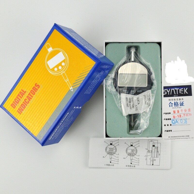 0.001mm Dial Indicator Gauge Metric/Inch Range 0-12.7mm/0.5" Electronic Micrometer 0.00005" Digital Micrometer RS232 Data Output