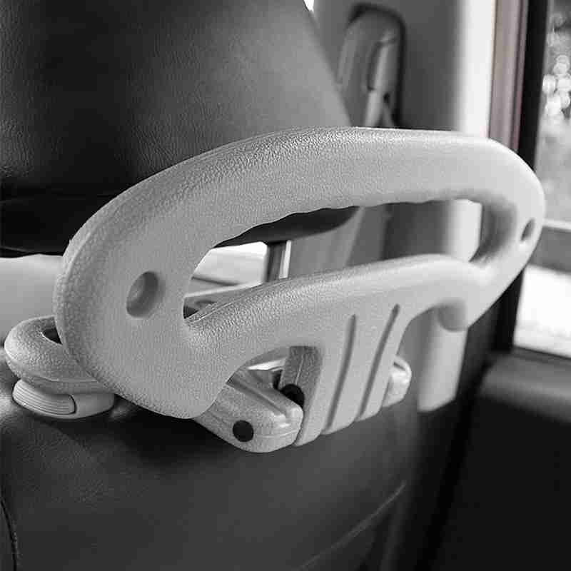 Car Back Clothes Hanger Multifunctional Auto Hook Clothes Safety Interior Suits Handle Headrest Hanging Car Hange S9W8