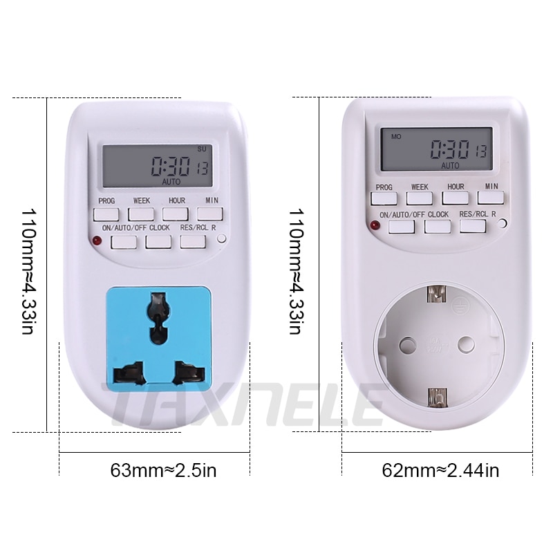Digitale Programmierbare Timer Schalter 220V 230V 50HZ 60HZ 7 Tage Wöchentlich Programmierbare LCD Anzeige Energie Timer zeit Schalter Relais 10A