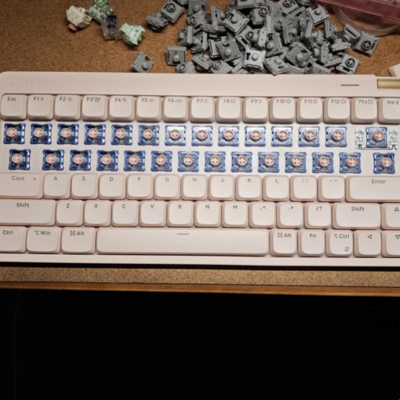 Kailh Islet Pink MINI Switch 35g Low Silent Mechanical Keyboard for Deep Sea Islet Pink Landing MINI 1353Hitbox Linear Keyboard