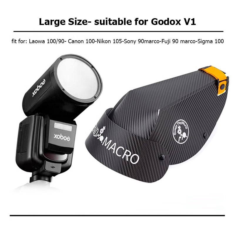 Universal Blitz Diffusor Softbox Blitzgerät Reflektor Snoot Kamera Zubehör für Makro Objektiv Aufnahme