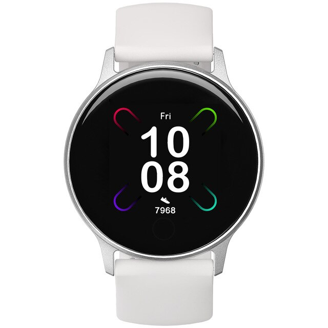 UMIDIGI – montre connectée Uwatch 3S pour Android et IOS, étanche jusqu'à 5atm, avec horloge, moniteur de fréquence cardiaque et de sommeil: White