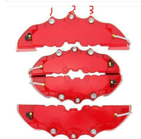 3D Auto Vrachtwagen Disc Remklauw Covers Voor Achter Auto Universele Kit Decoratie Modificatie Set Voor 14 ~ 19 & boven Inch Over Wiel