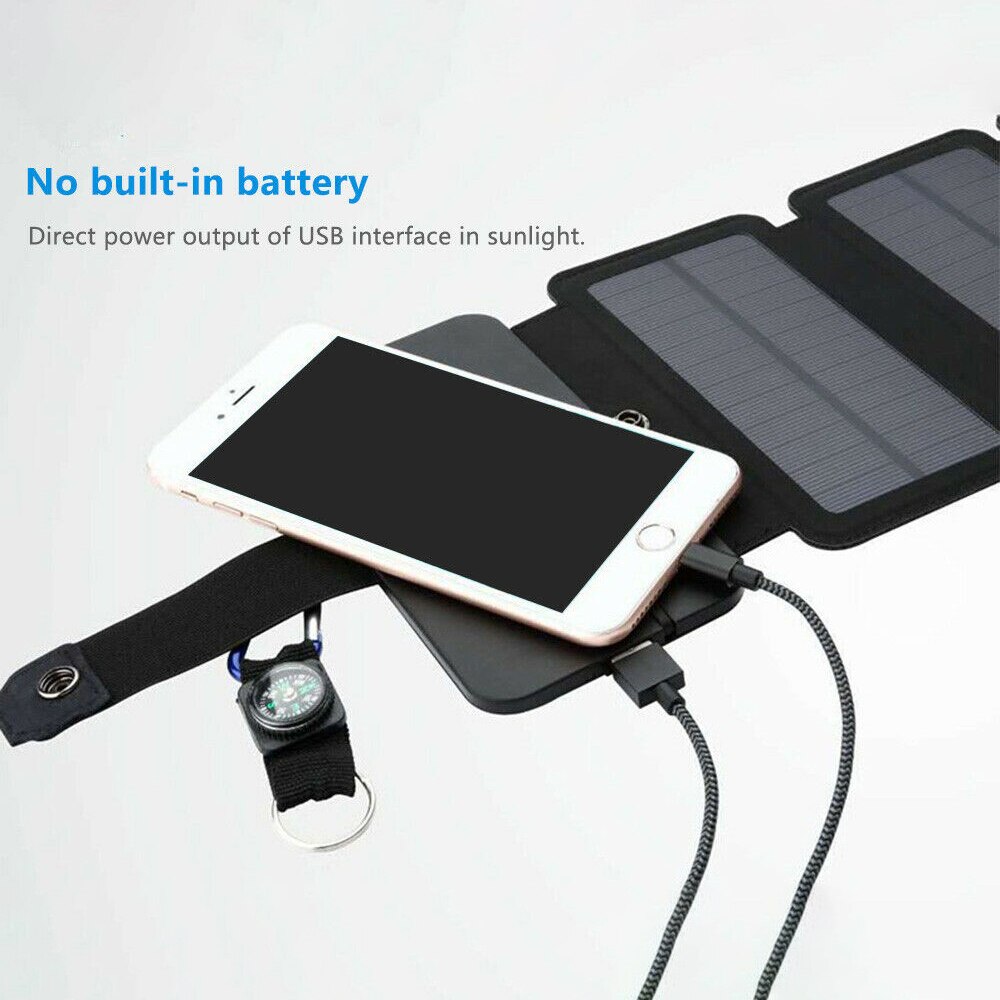 10W 8W 5V 2A Foldable USB Solar Panel Portable Folding Waterproof Solar Panel Charger Mobile Power Battery Charger