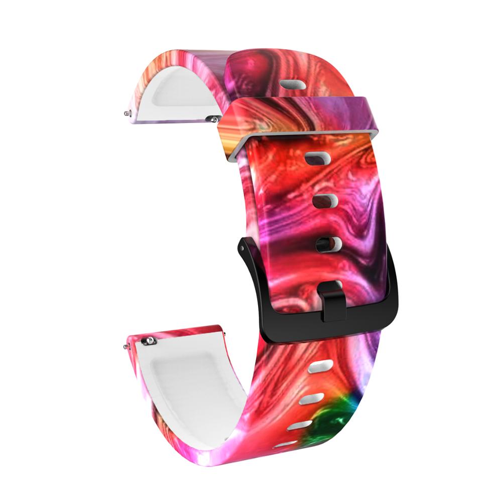 Tencloud smart urbånd til xiaomi amazfit bip s rem til huami amazfit gts/bip lite individualitet camouflage armbåndsløkke: 8