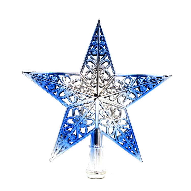 Kerstboom Top Decoraties Sparkle Sterren Hangen Xmas Ornament Treetop Topper Jaar