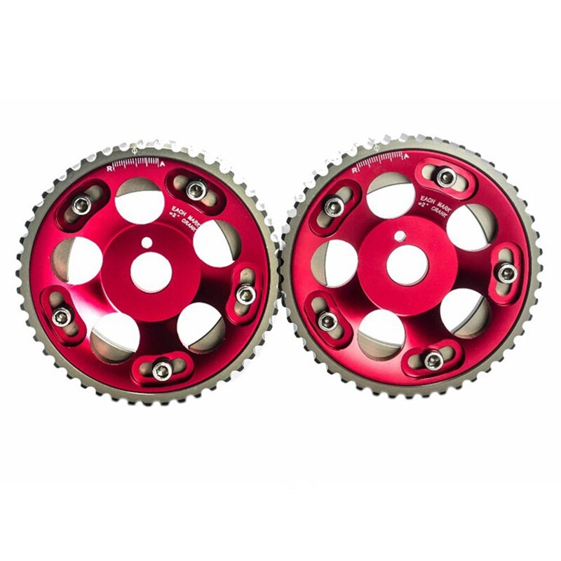 Adjustable Cam Gears Pulley Timing Gear Racing Camshaft Gear Set for Toyota 1JZ 2JZ DOHC Engine: Default Title