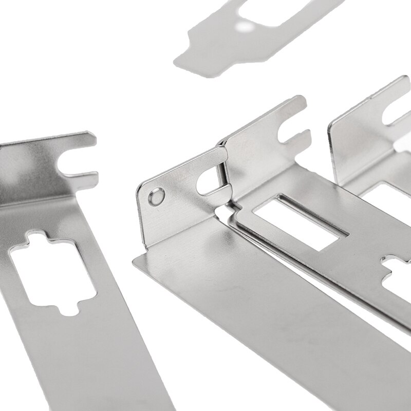 1pc Low Profile Bracket Adapter HDMI-compatible DVI VGA baffle Port For Half Height Full-Height Graphic Video Card