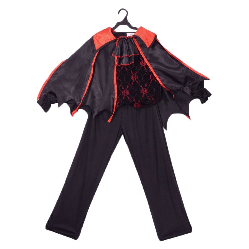 Disfraces góticos de vampiro y murciélago para niños, traje de carnaval, Carnaval, Carnaval, mascarada, Mardi Gras, B-0066