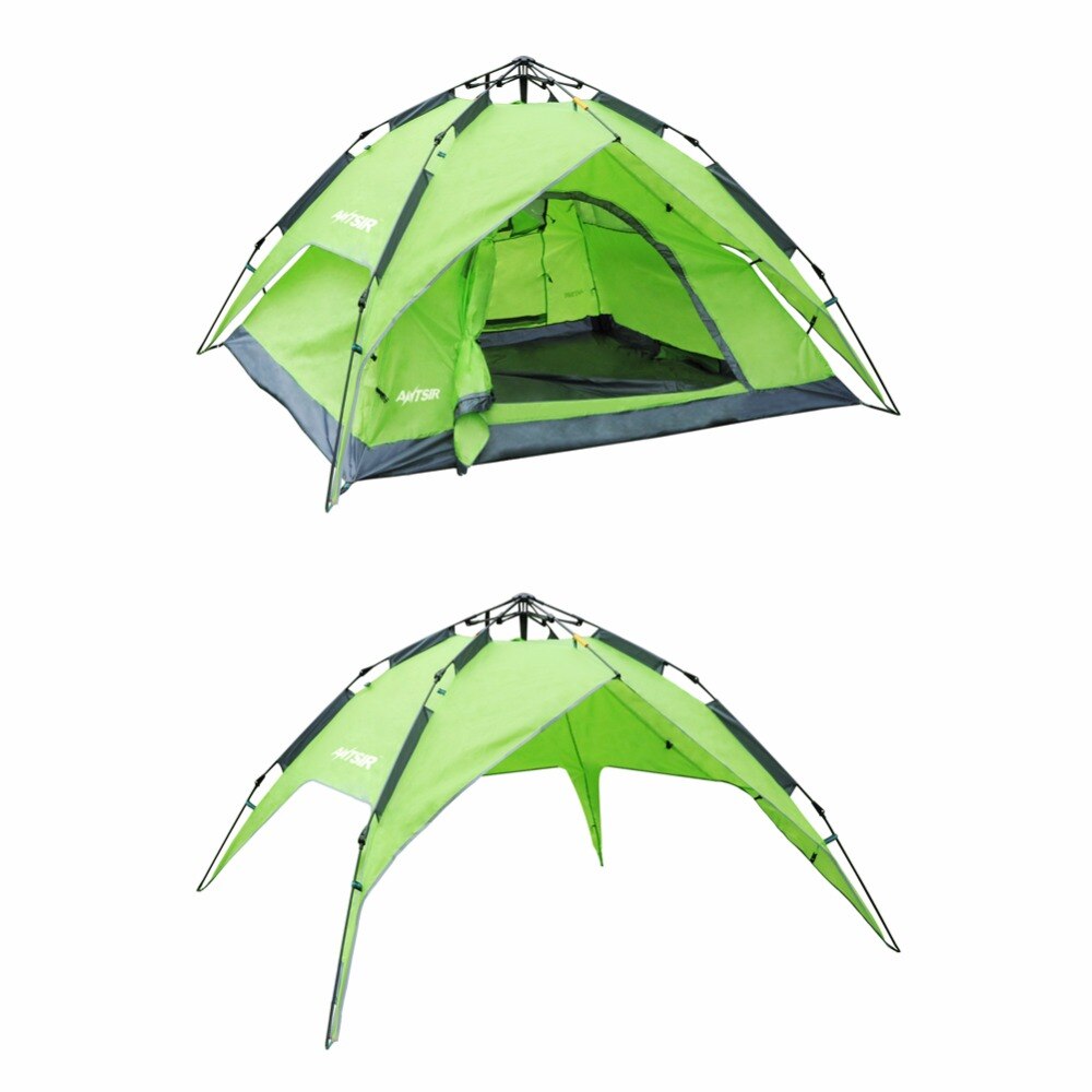 Automatische Tent 3-4 Persoon Camping Tent Instant Setup Portable Backpacken Zon Onderdak Travelling Wandelen