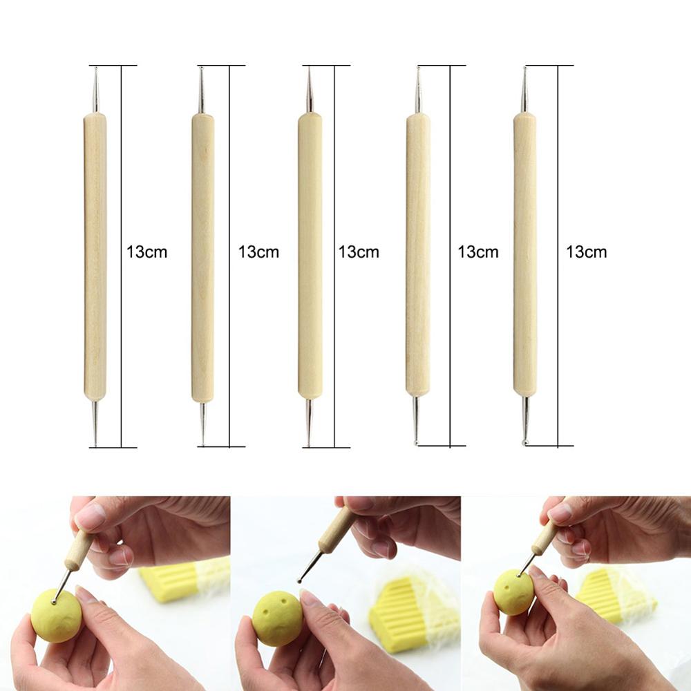 23 Uds utensilios de arcilla polimérica Plastilina herramientas de escultura cerámica herramientas de cerámica pilas de arcilla Ceramica herramientas de escultura de cerámica para el modelo