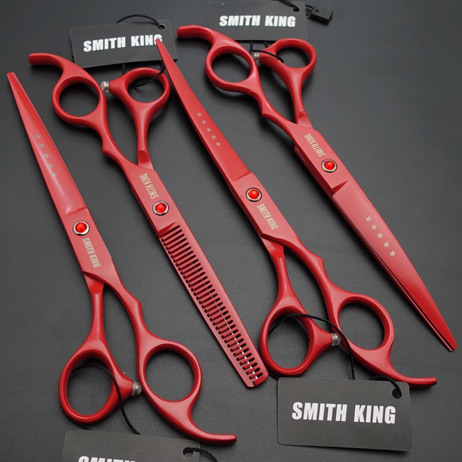 7" pet grooming scissors Cutting scissor&curved scissor&thinning Shears for dog grooming K686
