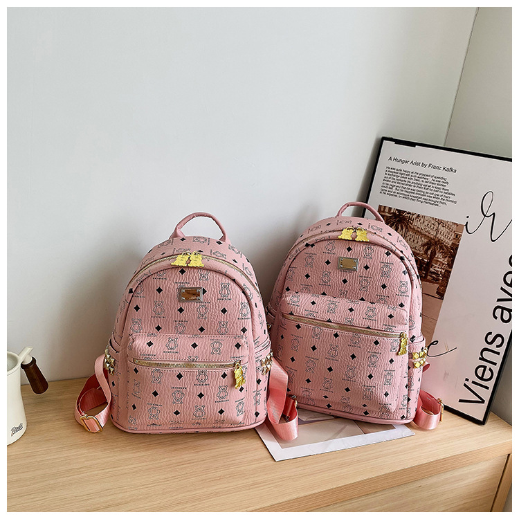Dames Leren Rugzak Grote Tablet Beige Rugzak Luxe Tassen Vrouw Bruine Luxe Rugzak Meisje Roze Verzameltas: Army Green