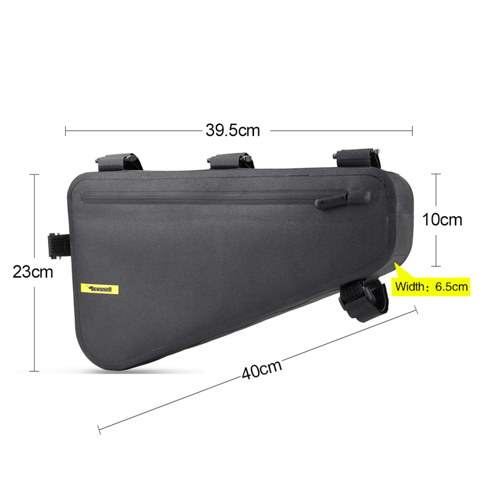 Rhinowalk Fiets Frame Bag 4L Waterdichte Grote Capaciteit Driehoek Tas Fietsframe Tube Bag Fietsen Tool Bag Bike Accessoire
