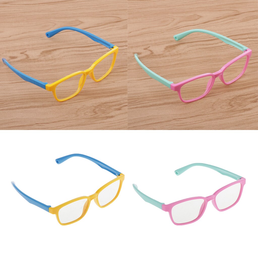 2 pacchetto Bambini Eyeglasse Luce Blu-blocco Pieghevole cornice per Bambini Occhiali da suola unisex Occhiali
