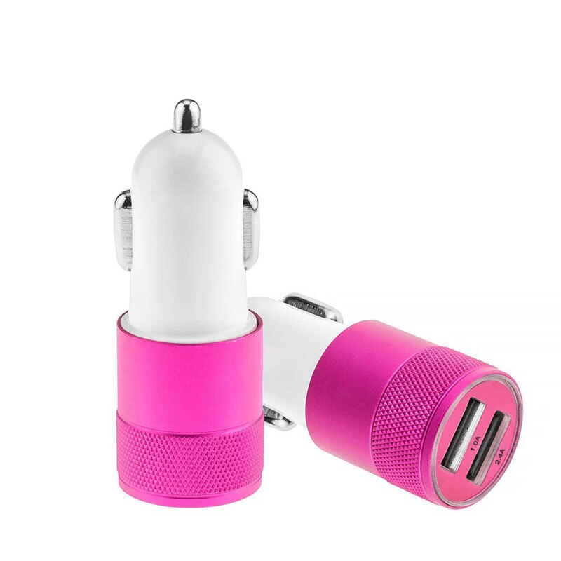 Car Charger Mini Dual USB 2-port Universal 2.1A Car-Charger 2 USB Port For Mobile Phone Charging Adapter Car-styling Auto