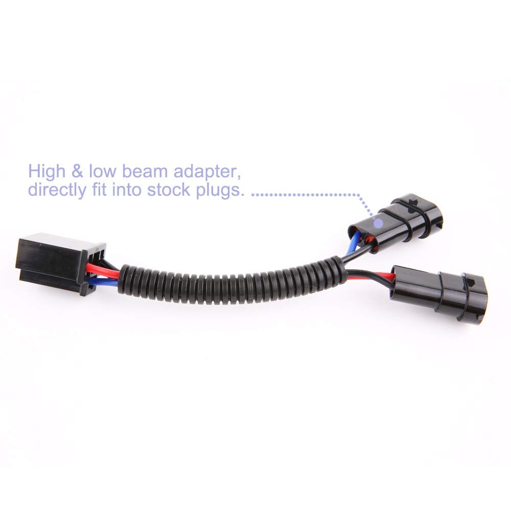 H4 to H9/H11 Wire Harness Adapter For Motorcycle Motorcycle Street Glide Special Road King