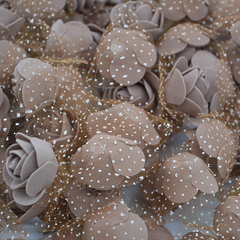 Mini roses en mousse de polyéthylène, 3.5cm, 50 fleurs/lot, têtes de fleurs artificielles, pour décorer un mariage, à la maison, pour l'artisanat: F12