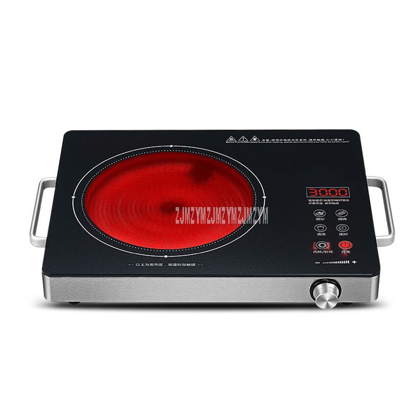 3000W 39*31cm Touch Control Electric Ceramic Stove Induction Cooker 180min Timing Power Adjusting No Radiation Cooktop JN-20A6B