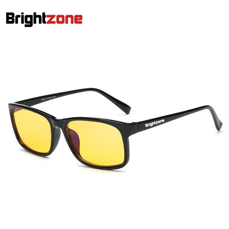 Bestsellers Anti-UV Anti-Blue Light Computer Indoor Yellow & Clear Lenses Eyewear Glasses for Digital Devices Reduce Dry Eyes: Black Yellow Case1