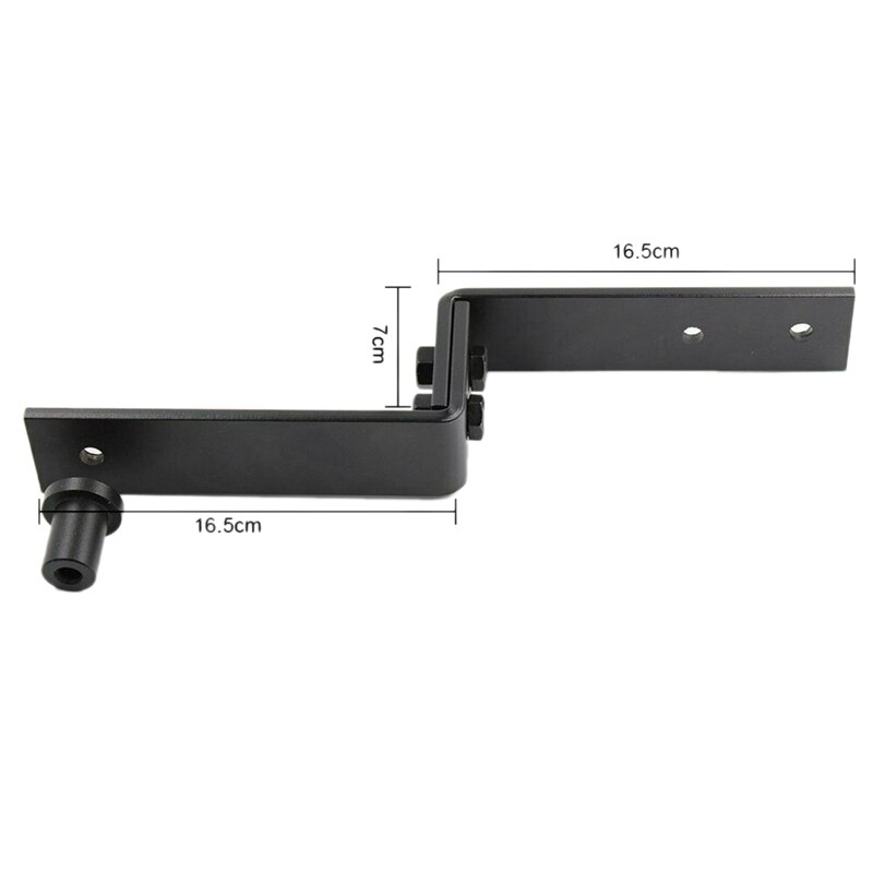Stål bypass beslag vægmontering skydedøre stalde hardware rack del z