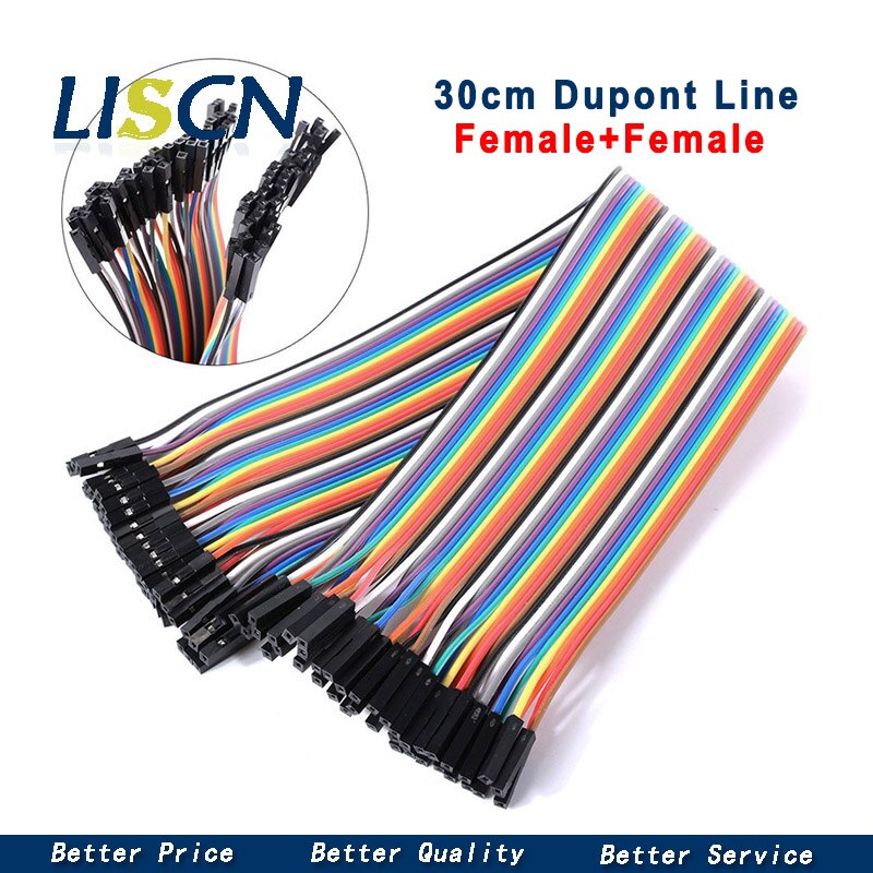 Dupont Linie 10cm/20CM/30CM Männlich zu Männlich + Weiblich zu Männlich + Weiblich zu weibliche 40Stift Jumper Draht Dupont Kabel: 30CM F-F