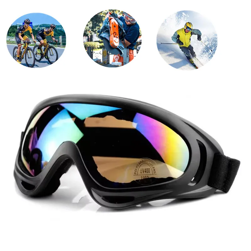 Motorsykkelbriller offroad hjelm beskyttelsesbriller vindtette briller beskyttelsesmasker beskyttelsesbriller skisikkerhet speil hjelmbeskyttelse ski amagi