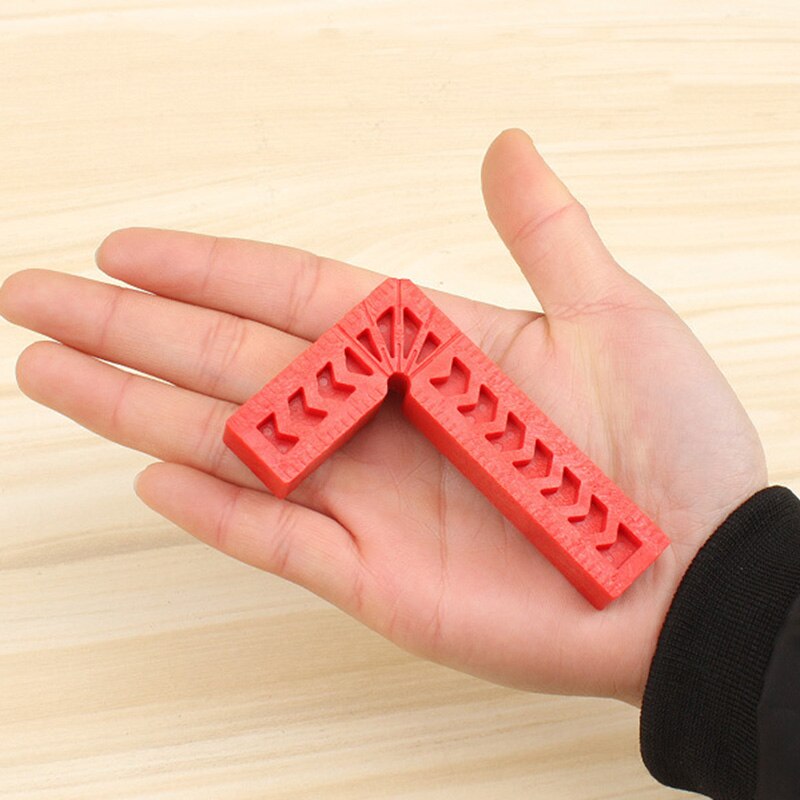 90 Degree Positioning Squares Plastic Clamping Square Right Angle Clamp Woodworking Carpenter Tool TP899