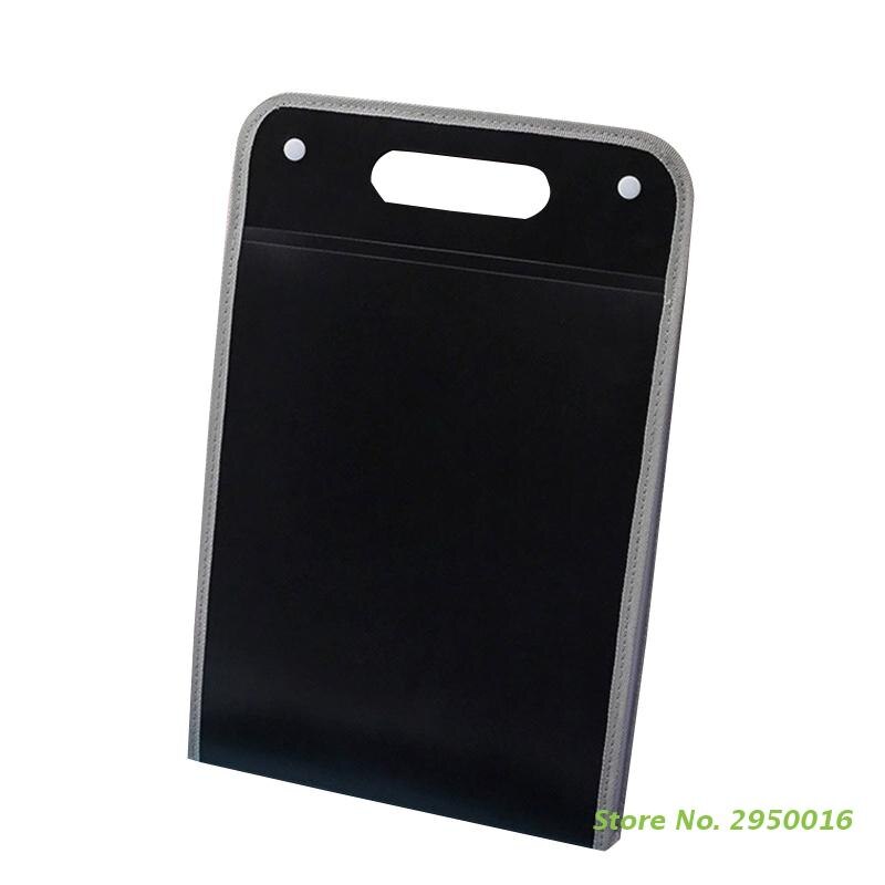 A4 13 Pocket Expanding File Folder Organizer with Dividers Letter Size Expandable Accordion Document Bag Business Briefcase: Dark Gray B