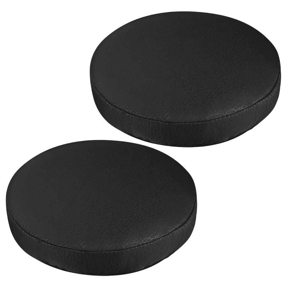 2pcs Elastic Barstool Seat Cushion Cover Stool Cover Soft Round Chair