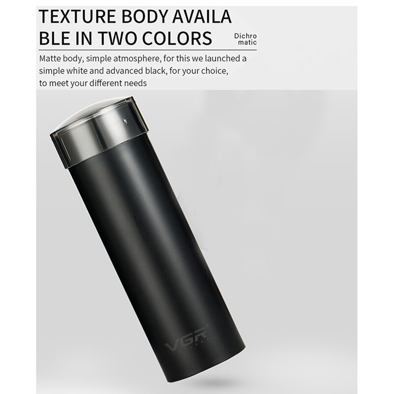 VGR V-339 Rechargeable Electric Razor for Men Rotating Electric Shaver Trimmer for Men