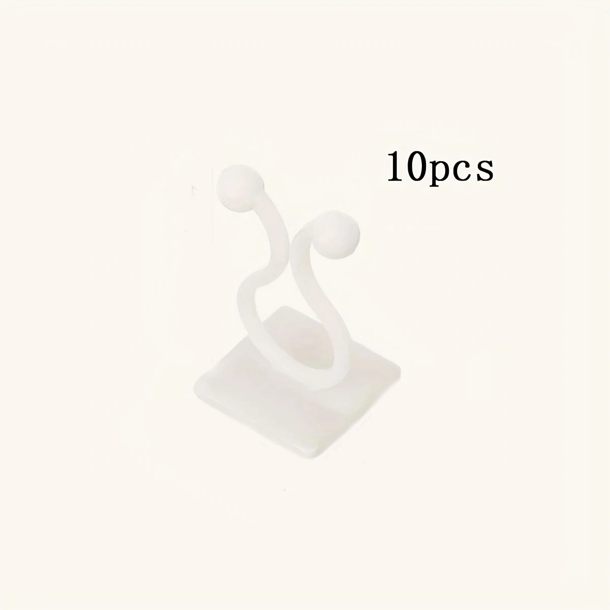 10 teile/paket Anlage Klettern Zauberstab Halterung Clips Rattan Reben Fixer Selbst-Klebe Haken Unsichtbare Garten Bindung Clip Zauberstab StickyClip: Weiß