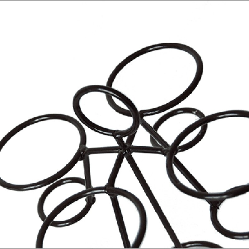 Czarny żelazny stożek lody stojak stożek stożek stojak mini lody bukiet stojak