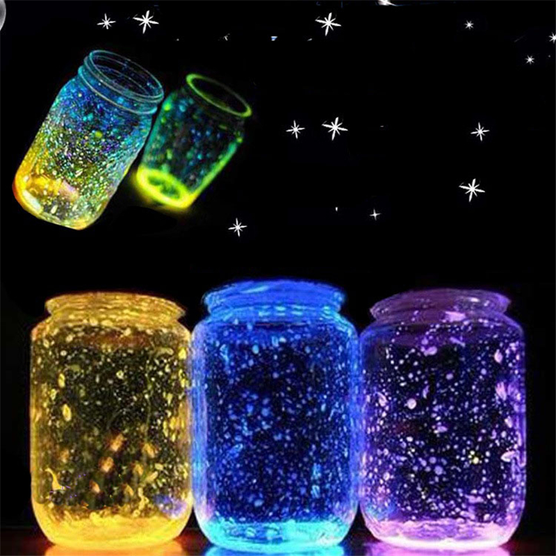 Luminous stone Wishing bottle DIY Kids toy Glow in the dark for children 10g one piece Brinquedos Spielzeug Lighting