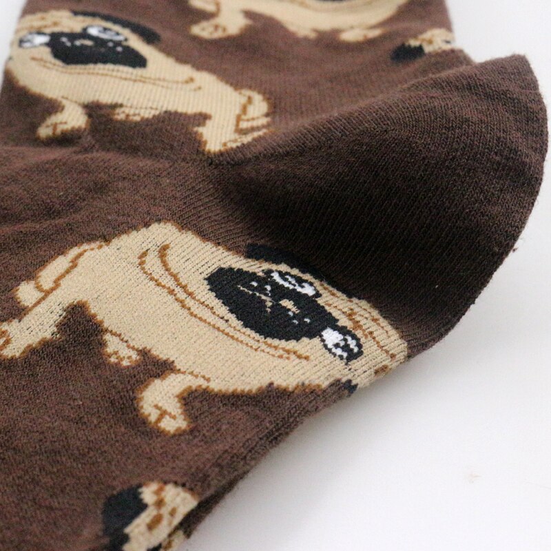 Funky Dog,Pet,Pug,Shiba Inu,Beagle,Buldog Socks Novelty Hosiery Women Ladies Socks Men Unisex Winter Cotton Happy Socks Female