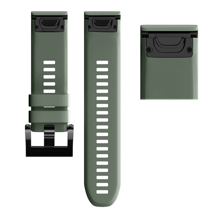 22 26mm Silicone Watchband Strap For Garmin Fenix 7X 6X 6 7 EPIX Gen 2 Easyfit Wristband Fenix 5X 5 955 965 Tactix 7 Smartwatch: XL / Orange