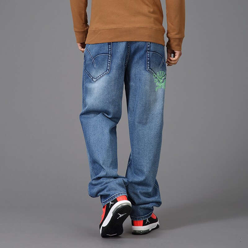 Mannen Hip Hop Wijde Pijpen Baggy Jeans Broek Voor Mannen Streetwear Jeans Bell Bottoms Harajuku Plus Size Losse Rechte denim Broek