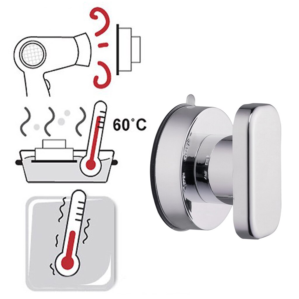 Bathroom Shower Suction Cup Safety Knobs Handle Exterior Interior