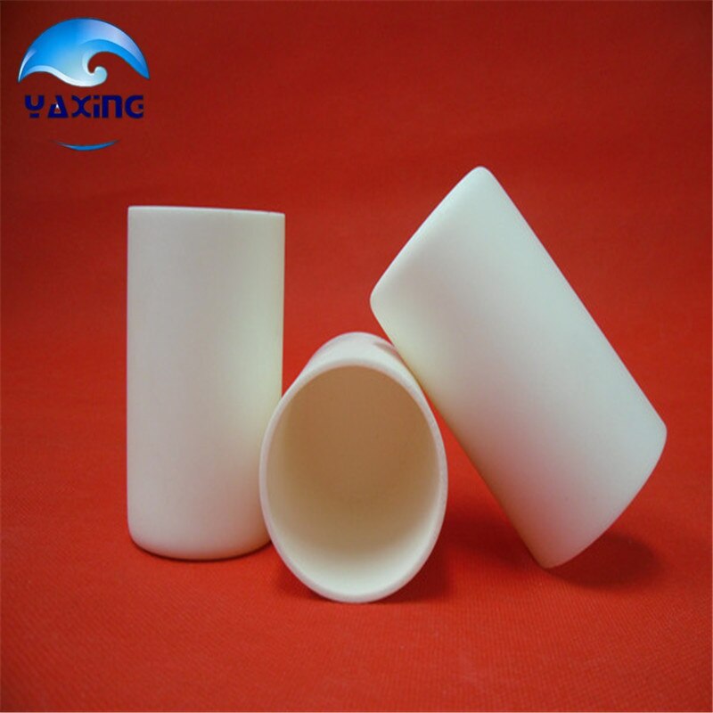 dia50x80mm 120ml 99.5% alumina crucible cylindrical corundum crucible /Cylindrical ceramic refractorye crucible