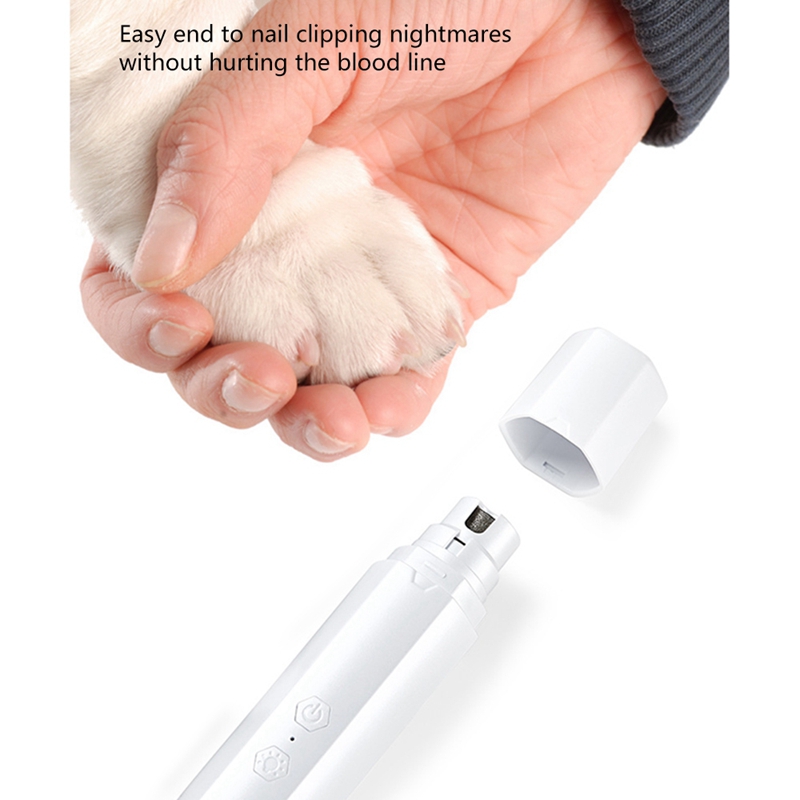 Dog Nail Grinder for Dogs Cats, Super Quiet Nail File Pet Nail Grinder