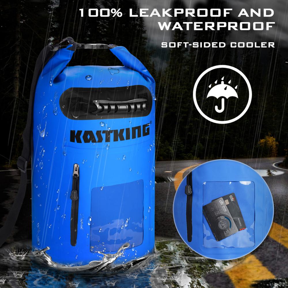 KastKing Koldness 100% Leakproof Soft Sided Cooler Bag 100% Waterproof Dry Bag Ice bucket for Outdoor Camping Kayaking Beach