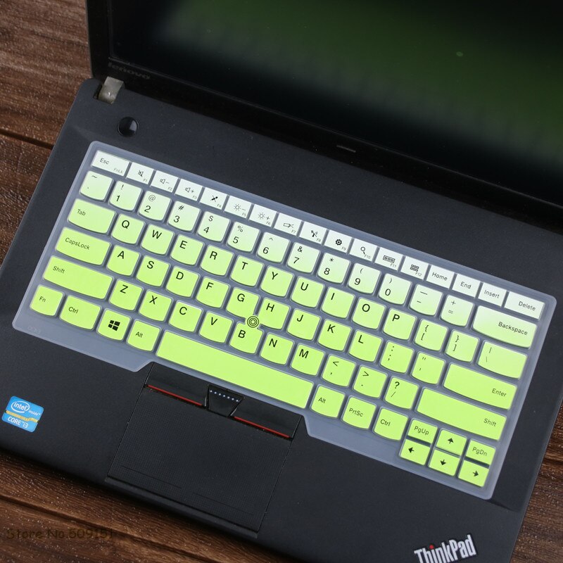 silikon tastatur abdeckung haut schutz für Lenovo thinkpad S440 E455 E450 E455 E460 E465 T450 T450S X1 Yoga: Gradient Grün