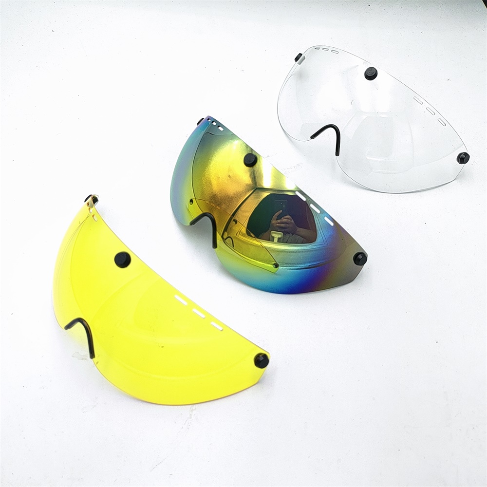 Straße Fahrrad Helm Brille Helm Objektiv Ersatz Mtb Helm Brille Fahrrad Helm Zubehör Lunettes De Schutz Gafas CB-15: Braun