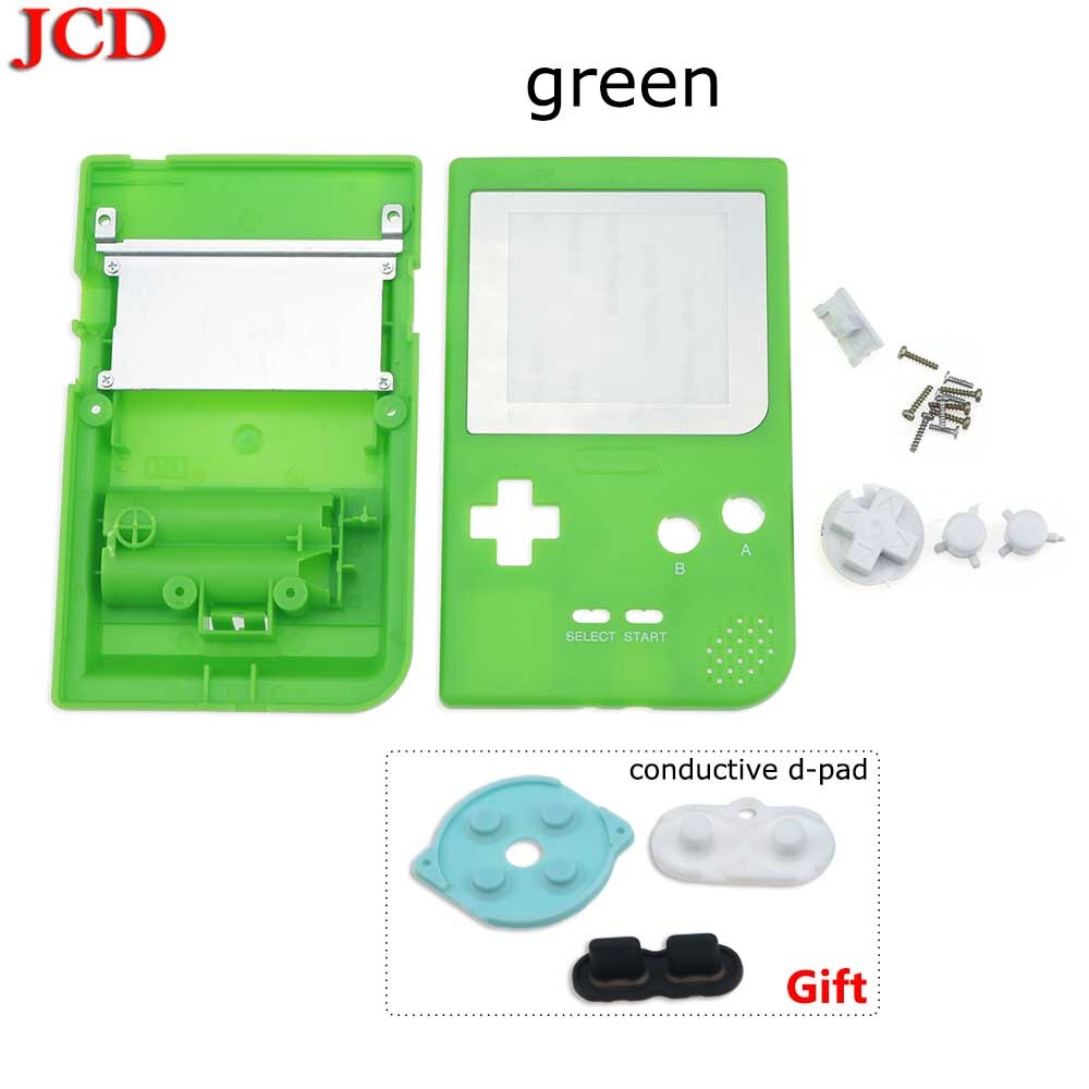 JCD Full Case Cover Housing Shell Replacement for Gameboy Pocket Game Console for GBP Case with Buttons conductive d-pad: No5