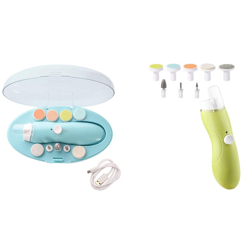 Baby Nail Trimmer Rechargeable, Safe Electric Nail Clippers for Newborn Infant Toddler Kids Toes and Fingernails